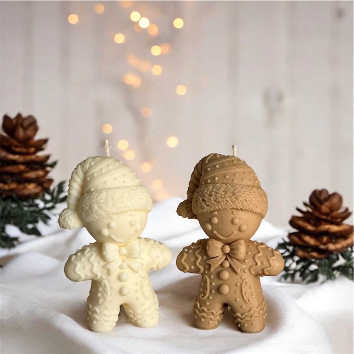 Vela Decorativa Muñeco de Jengibre
