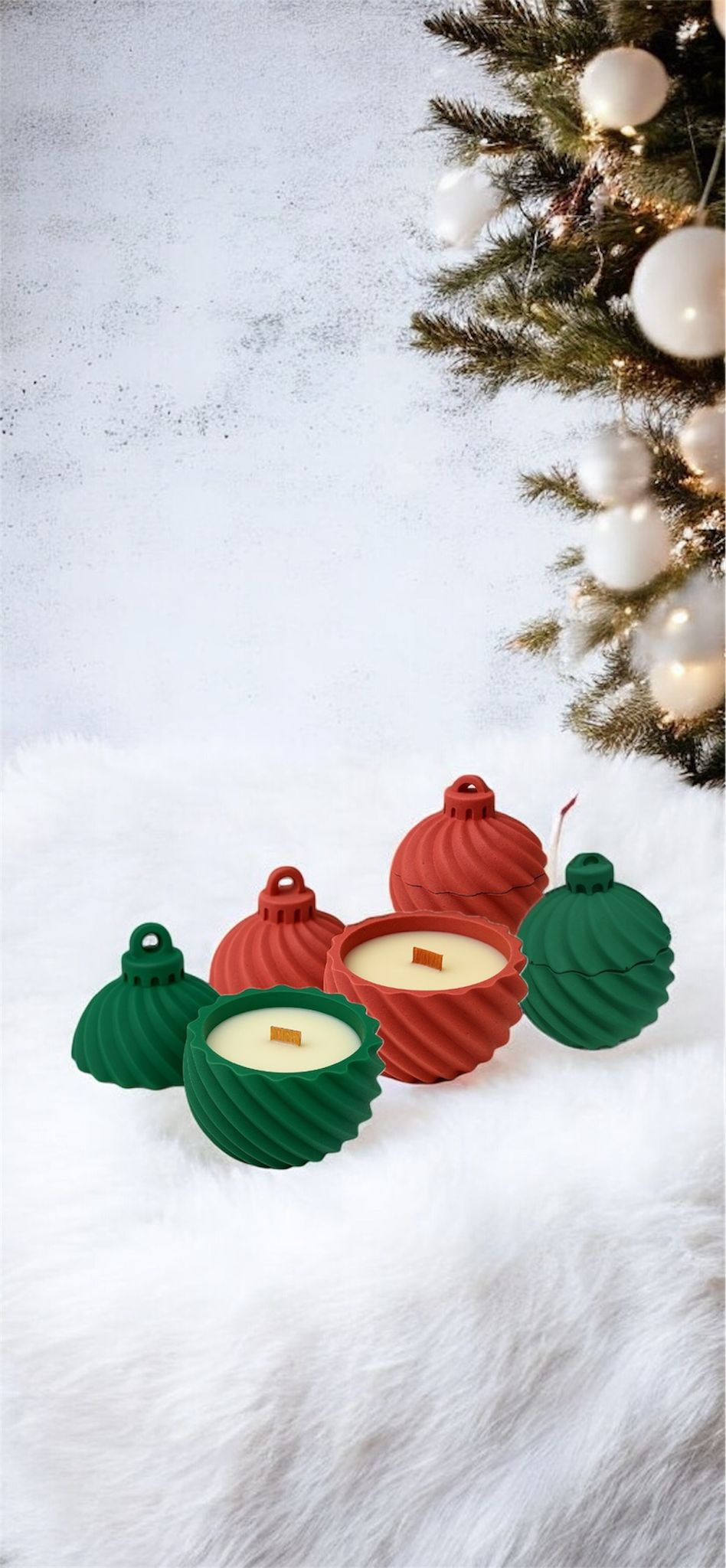 Vela Bola de Navidad